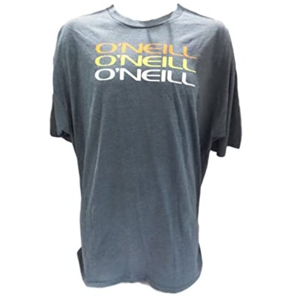 O'Neill Men's Decoy T-Shirt – Short Sleeve, Modern Fit, Navy Heather, Retro Logo Design